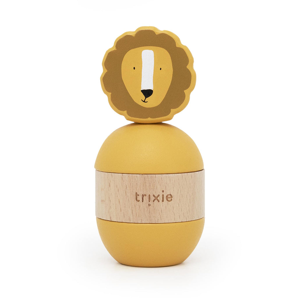 Wooden rattle stacker - Mr. Lion - FSC 100%