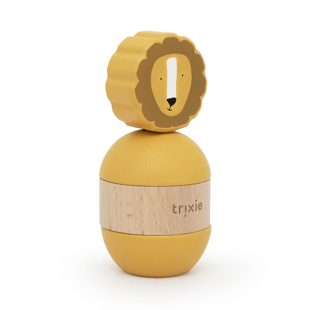 Wooden rattle stacker - Mr. Lion - FSC 100%