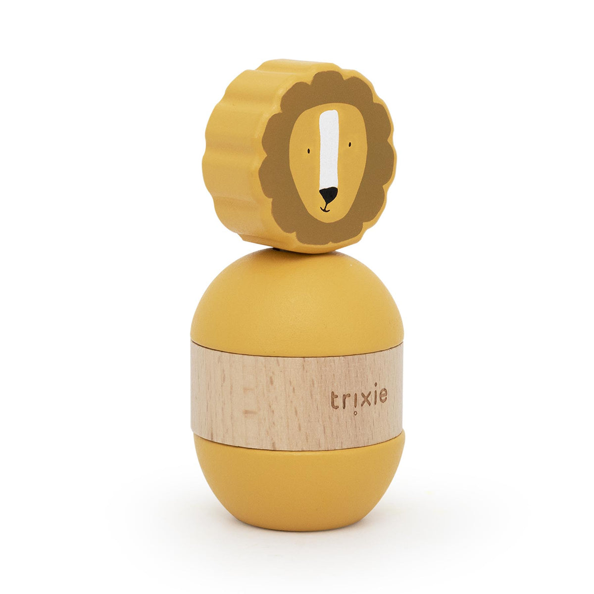 Wooden rattle stacker - Mr. Lion - FSC 100%
