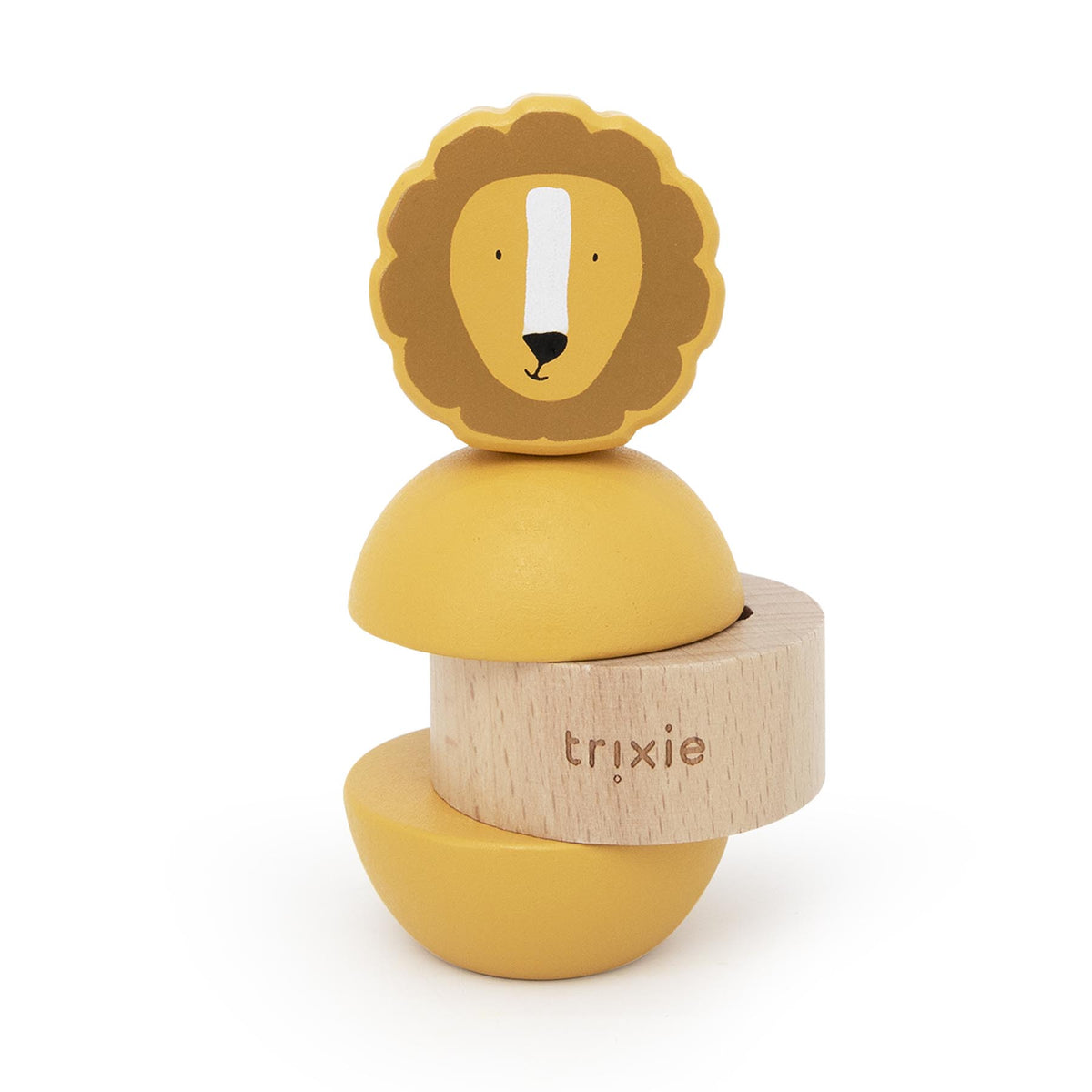 Wooden rattle stacker - Mr. Lion - FSC 100%