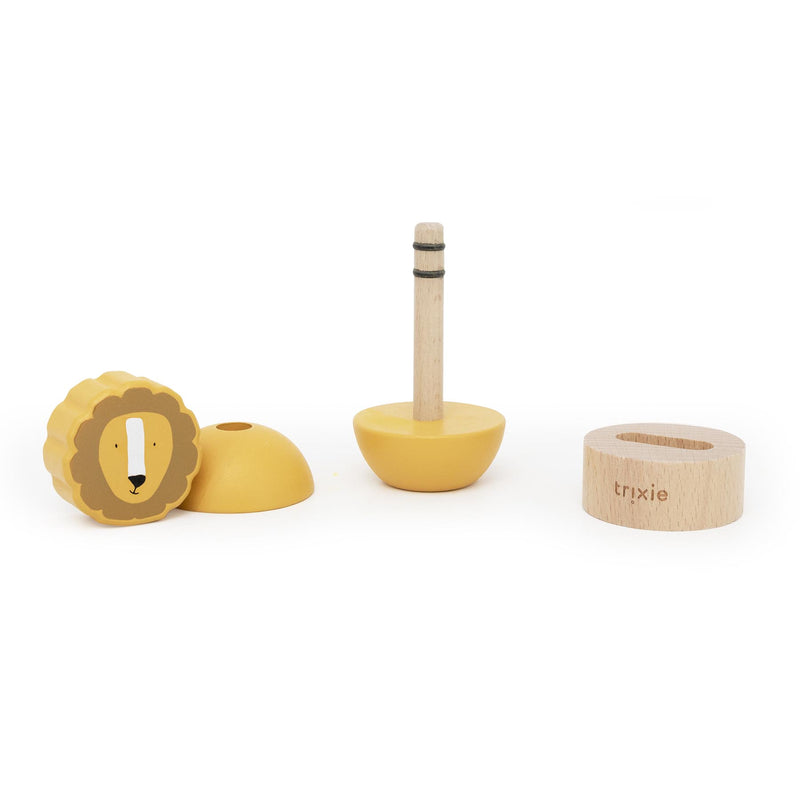 Wooden rattle stacker - Mr. Lion - FSC 100%