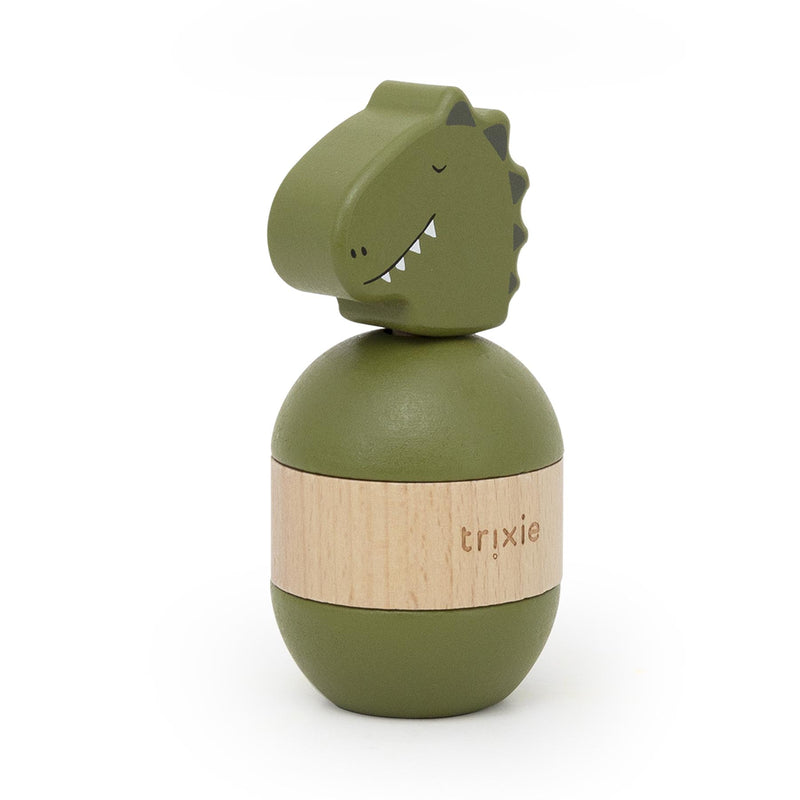 Wooden rattle stacker - Mr. Dino - FSC 100%