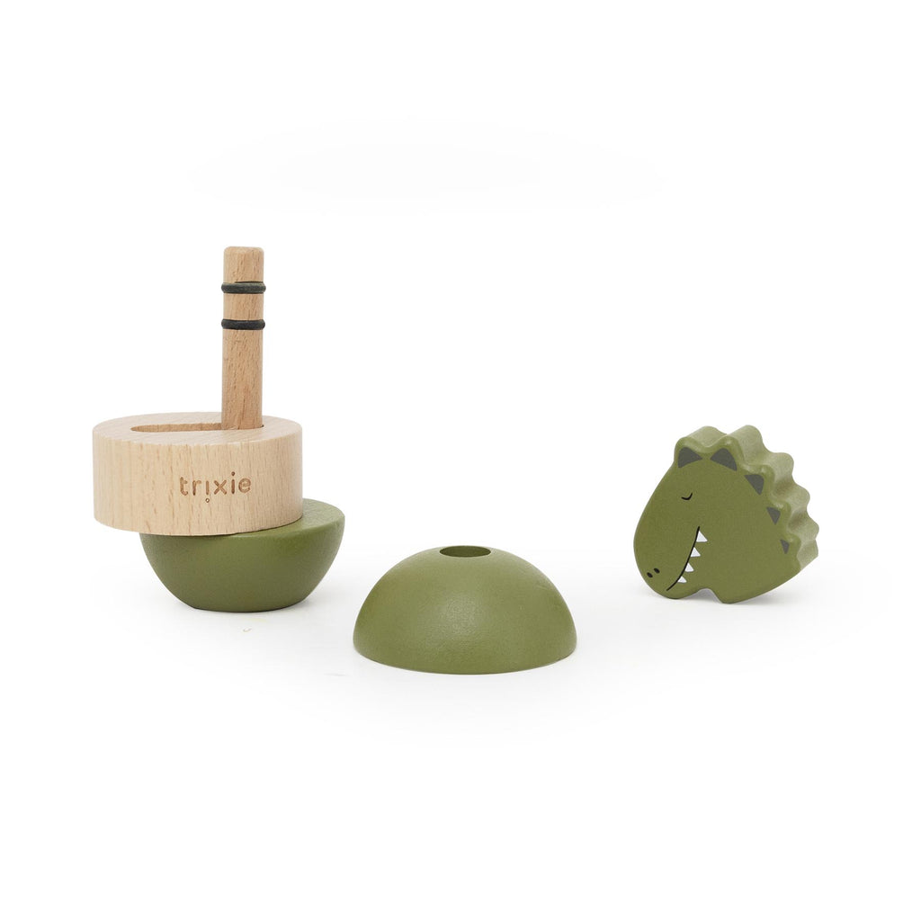 Wooden rattle stacker - Mr. Dino - FSC 100%