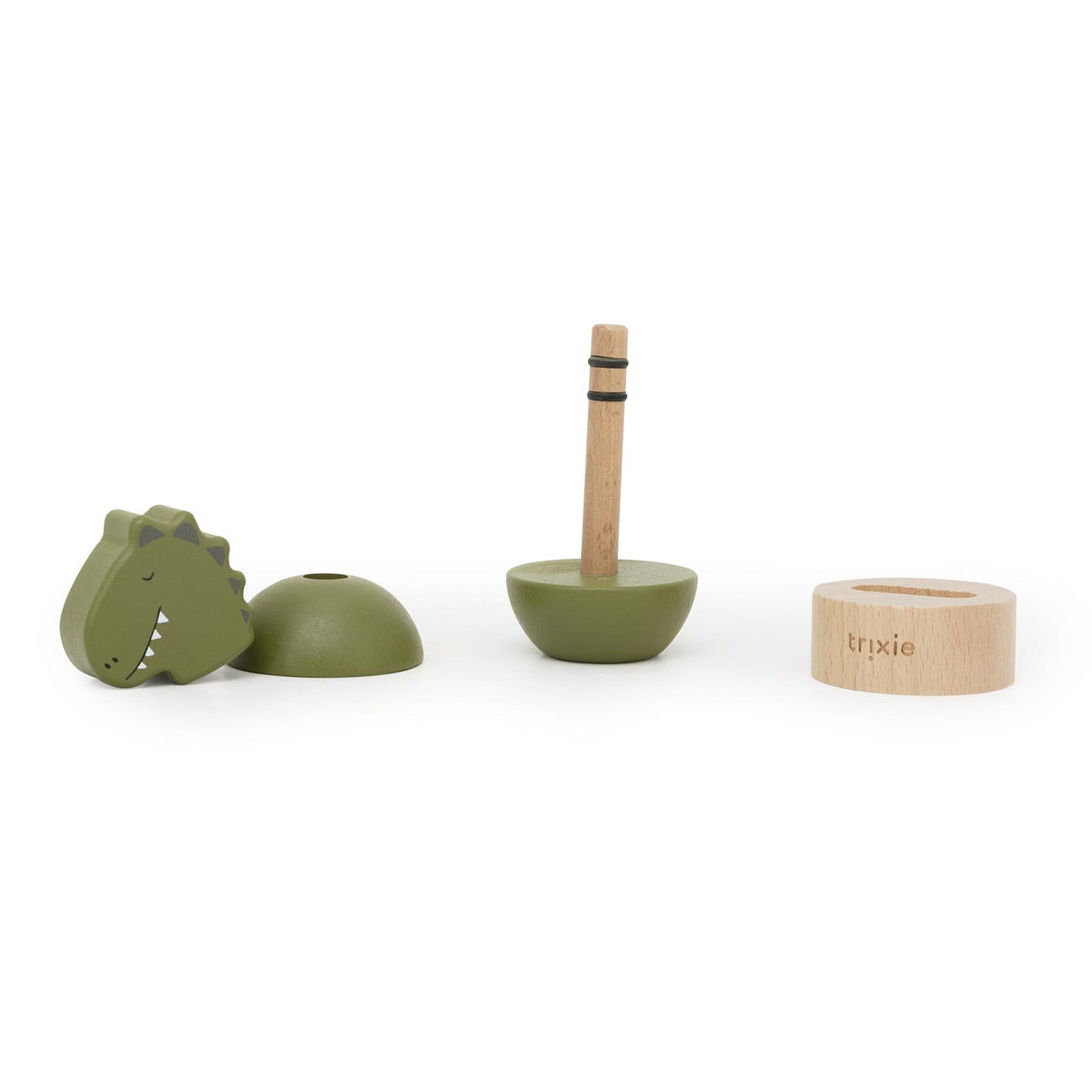 Wooden rattle stacker - Mr. Dino - FSC 100%