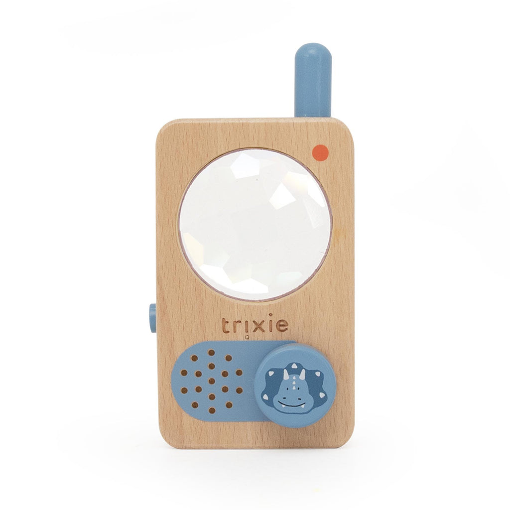 Walkie talkie de madera - Mr. Triceratops