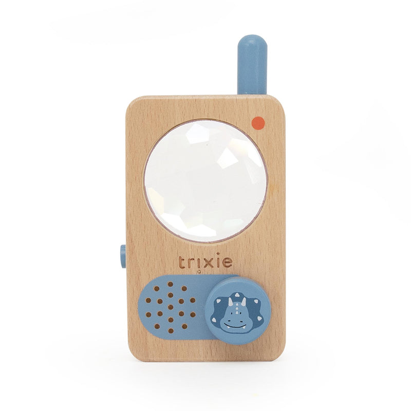 Walkie talkie de madera - Mr. Triceratops