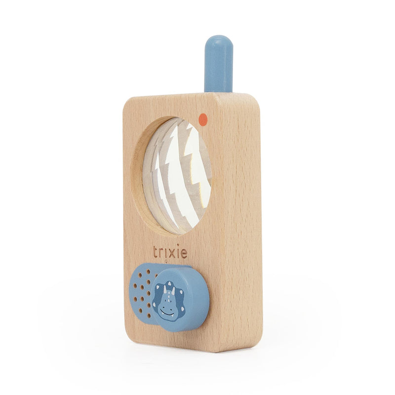 Walkie talkie de madera - Mr. Triceratops