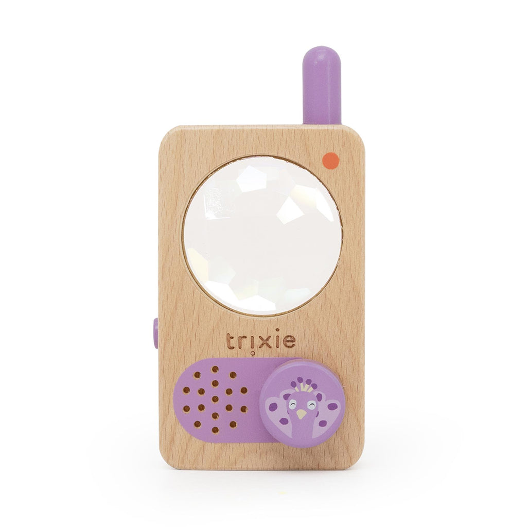 Wooden walkie talkie - Mrs. Peacock - FSC 100%