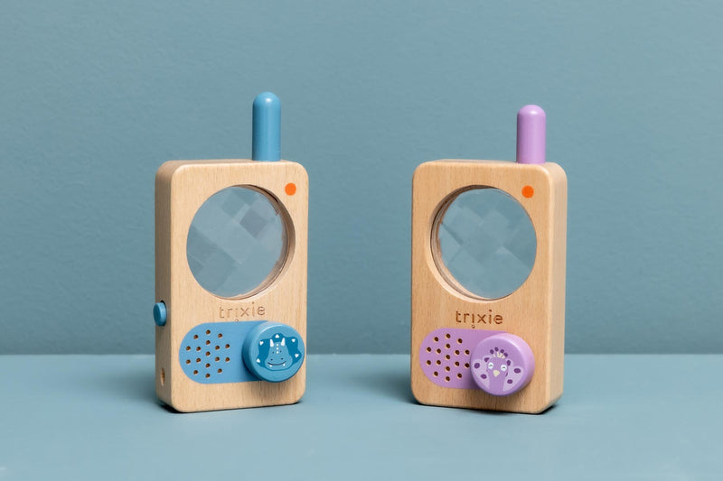 Wooden walkie talkie - Mrs. Peacock - FSC 100%