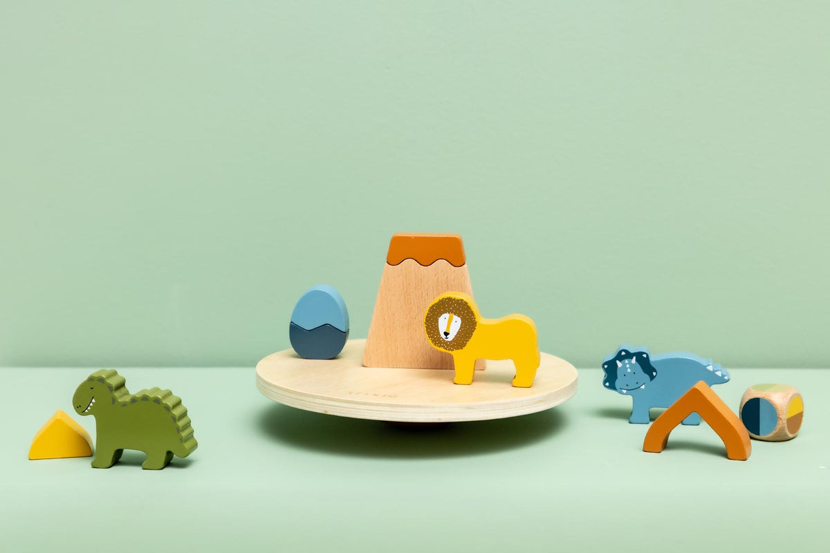 Juego de equilibrio de madera - Aventura Dino