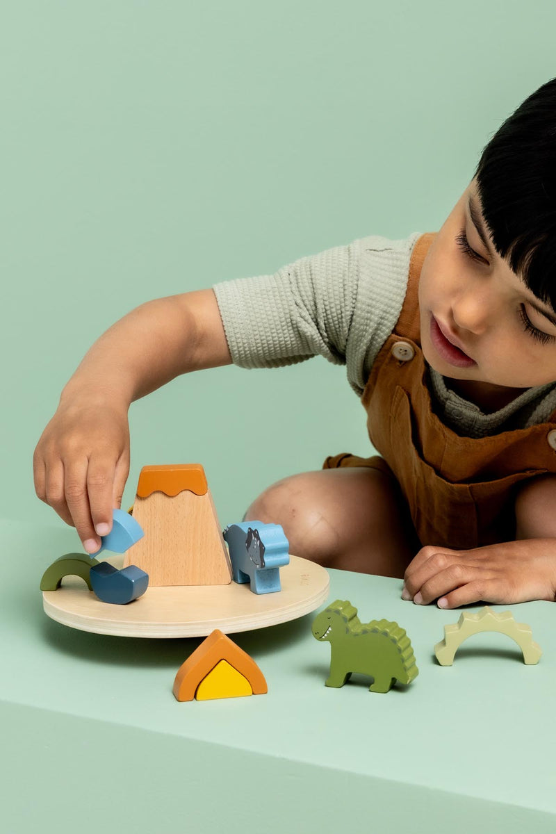 Juego de equilibrio de madera - Aventura Dino