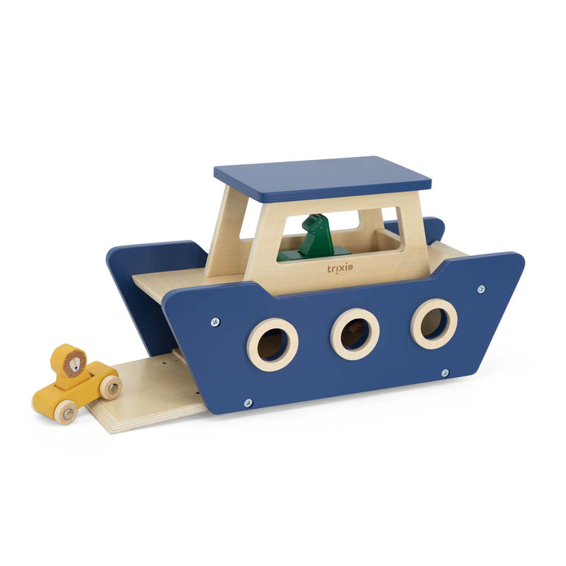 Houten veerboot