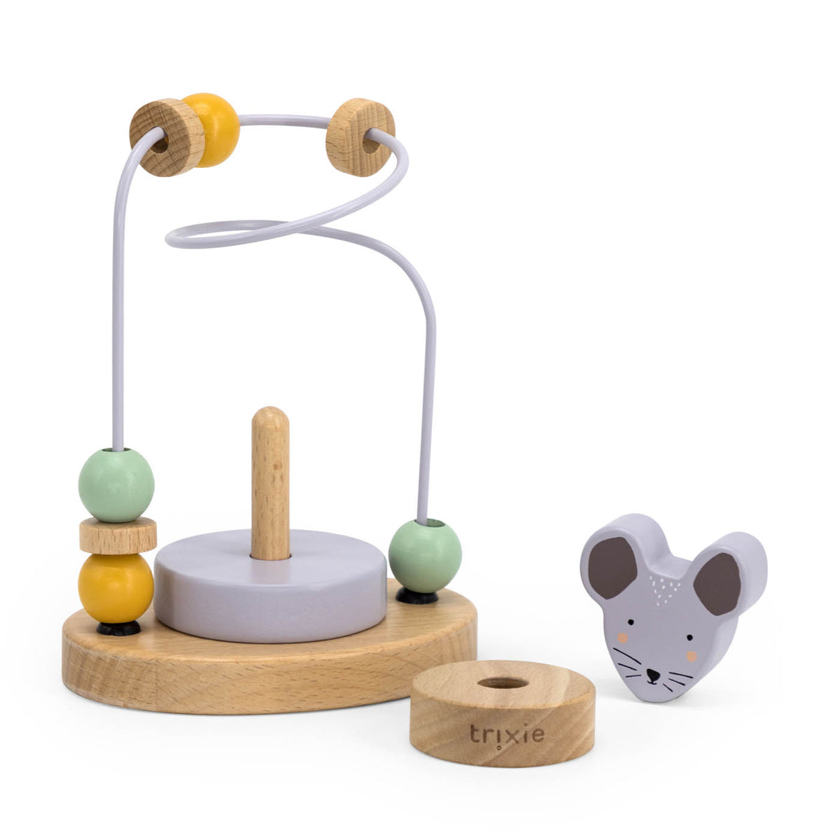 Laberinto de cuentas de madera - Mrs. Mouse
