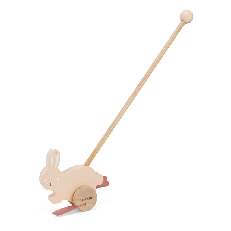 Wooden push along toy - Mrs. Rabbit - FSC 100%