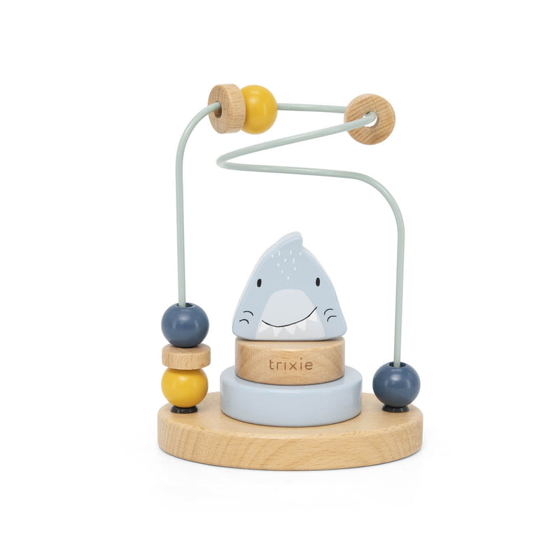Wooden beads maze - Mr. Shark - FSC 100%