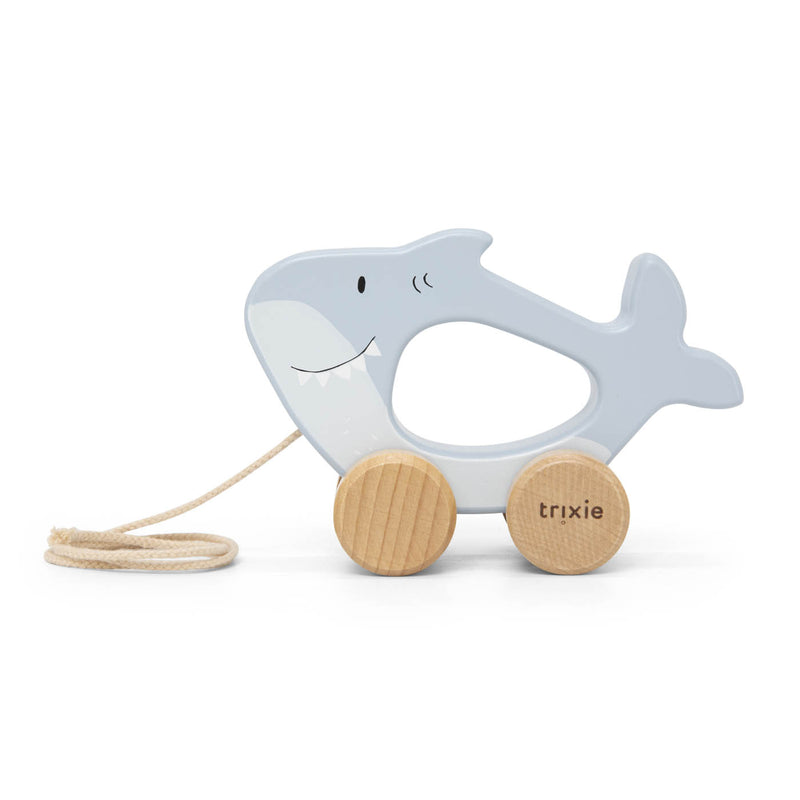 Jouet à tirer en bois - Mr. Shark