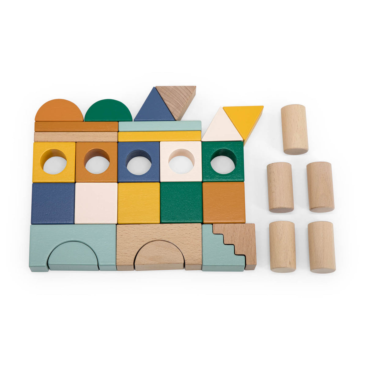 Wooden block city - 31pcs - FSC 100%