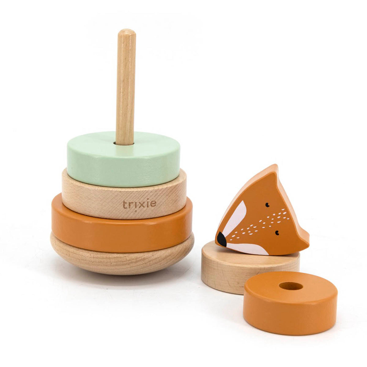 Wooden stacking toy - Mr. Fox - FSC 100%