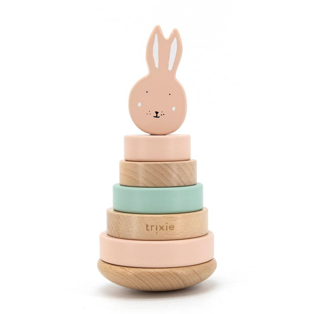 Wooden stacking toy - Mrs. Rabbit - FSC 100%