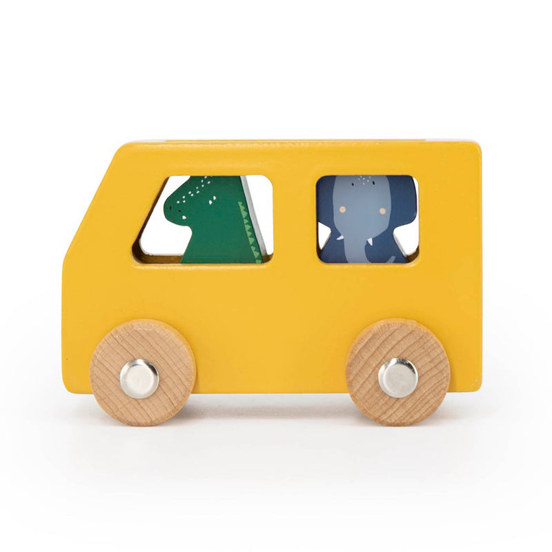 Wooden animal car set - FSC 100%