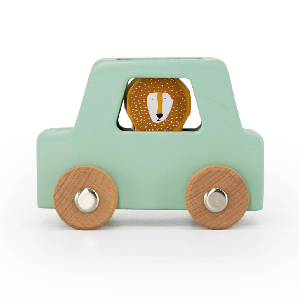 Wooden animal car set - FSC 100%