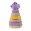 Wooden stacking toy - Mrs. Peacock - FSC 100%