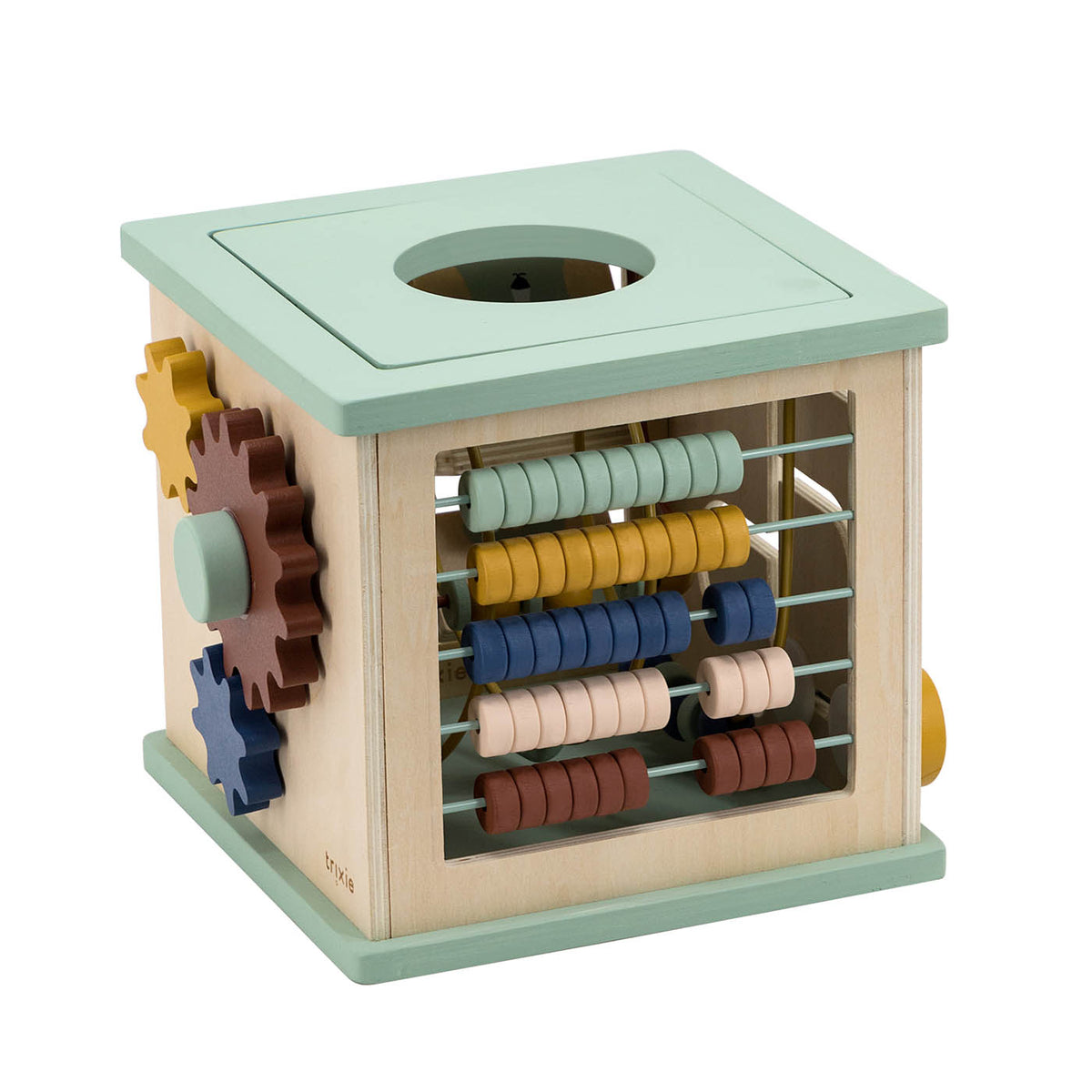 Wooden 5-in-1 activity cube - FSC 100%