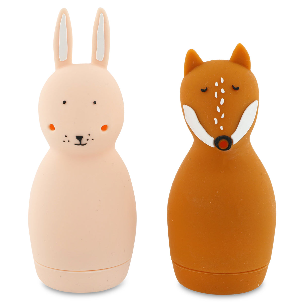 Bath toy splashing animals - Mrs. Rabbit & Mr. Fox