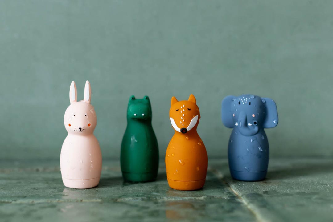 Trixie Bath toy splashing animals - Mrs. Rabbit & Mr. Fox