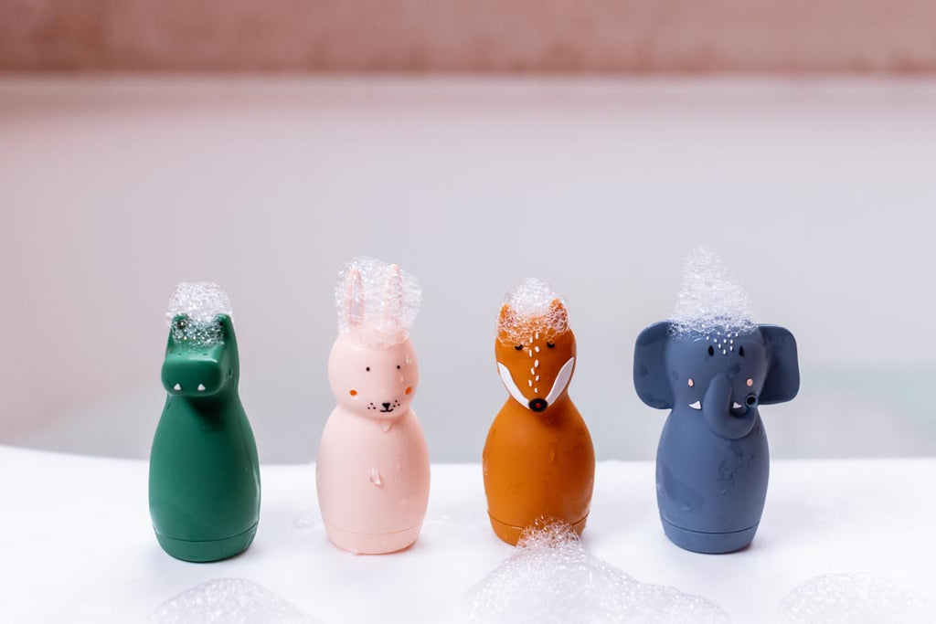 Trixie Bath toy splashing animals - Mrs. Rabbit & Mr. Fox
