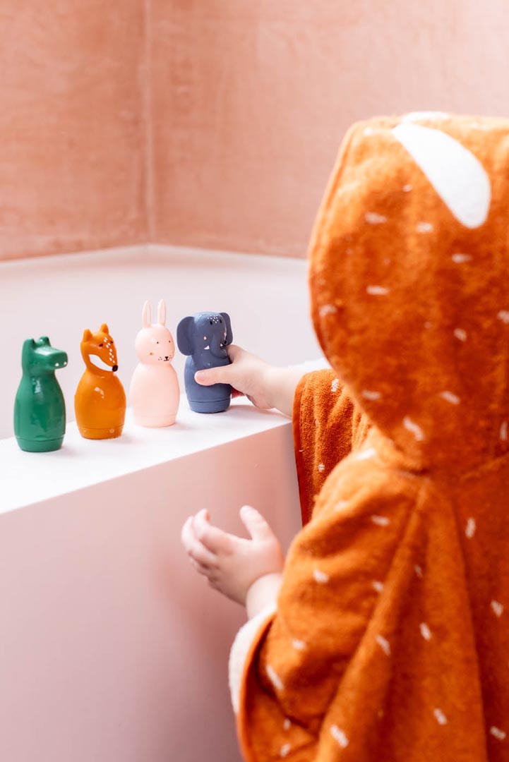 Trixie Bath toy splashing animals - Mrs. Rabbit & Mr. Fox