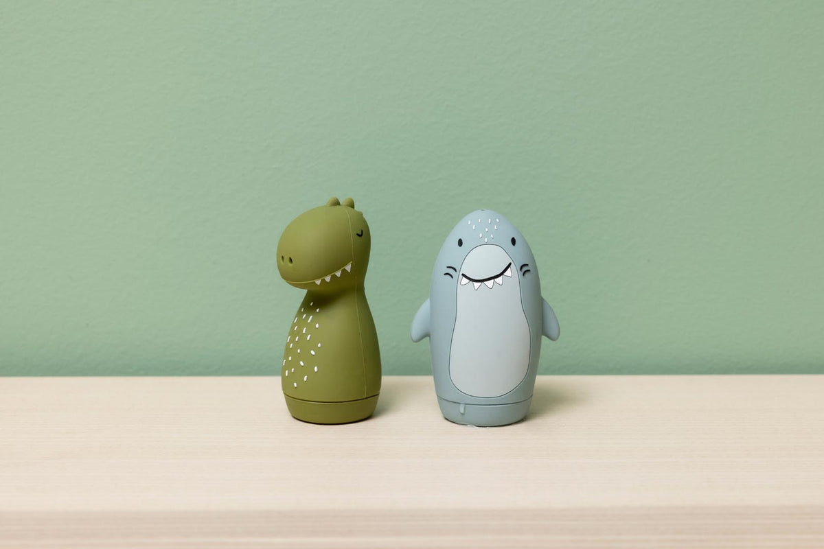 Trixie Bath toy splashing animals - Mr. Shark & Mr. Dino