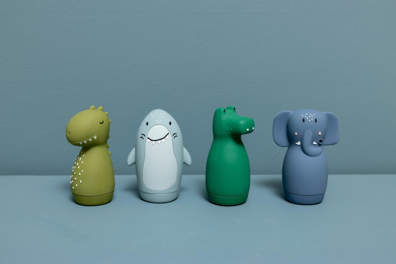 Trixie Bath toy splashing animals - Mr. Shark & Mr. Dino
