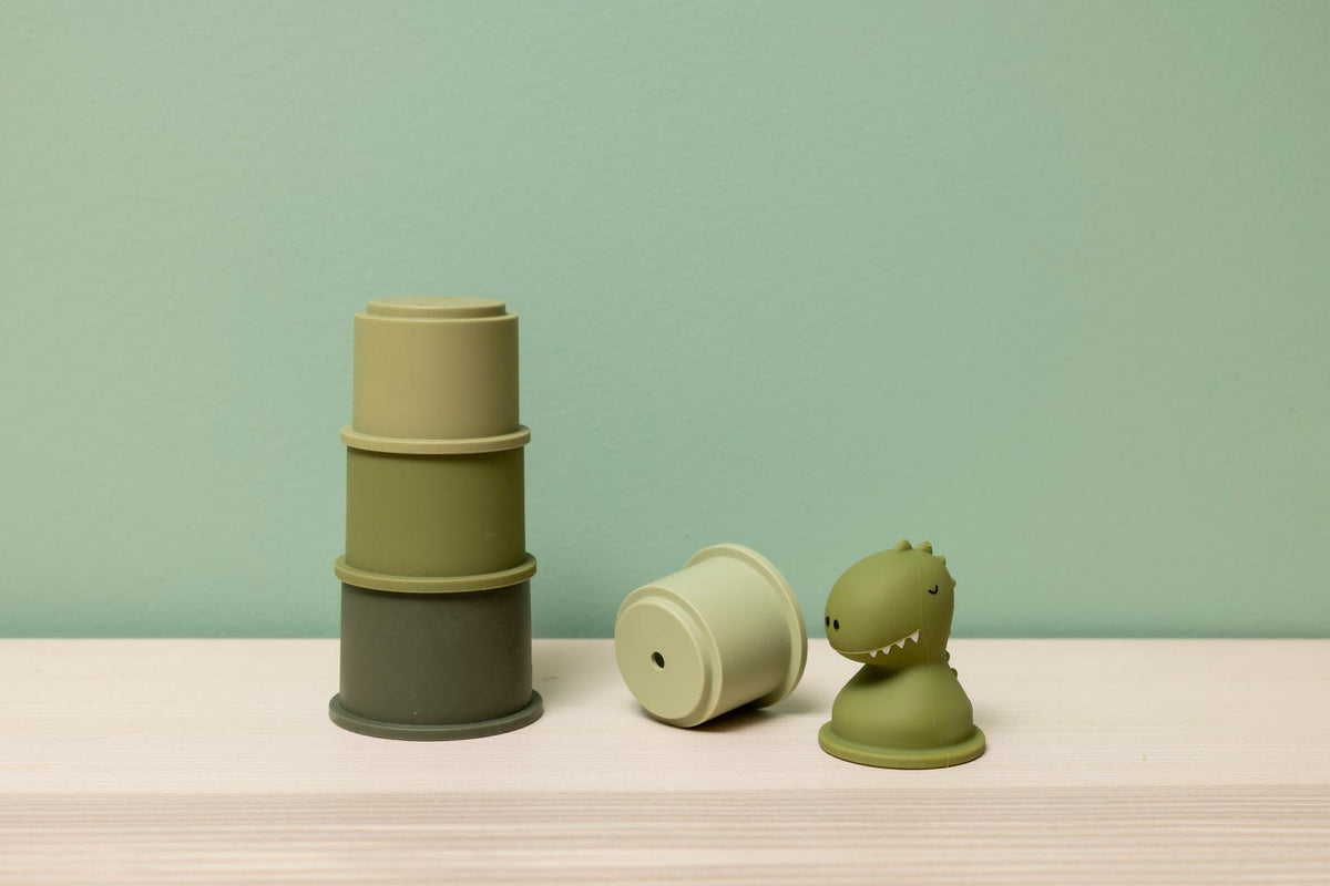 Trixie Stacking cups - 5pcs - Mr. Dino