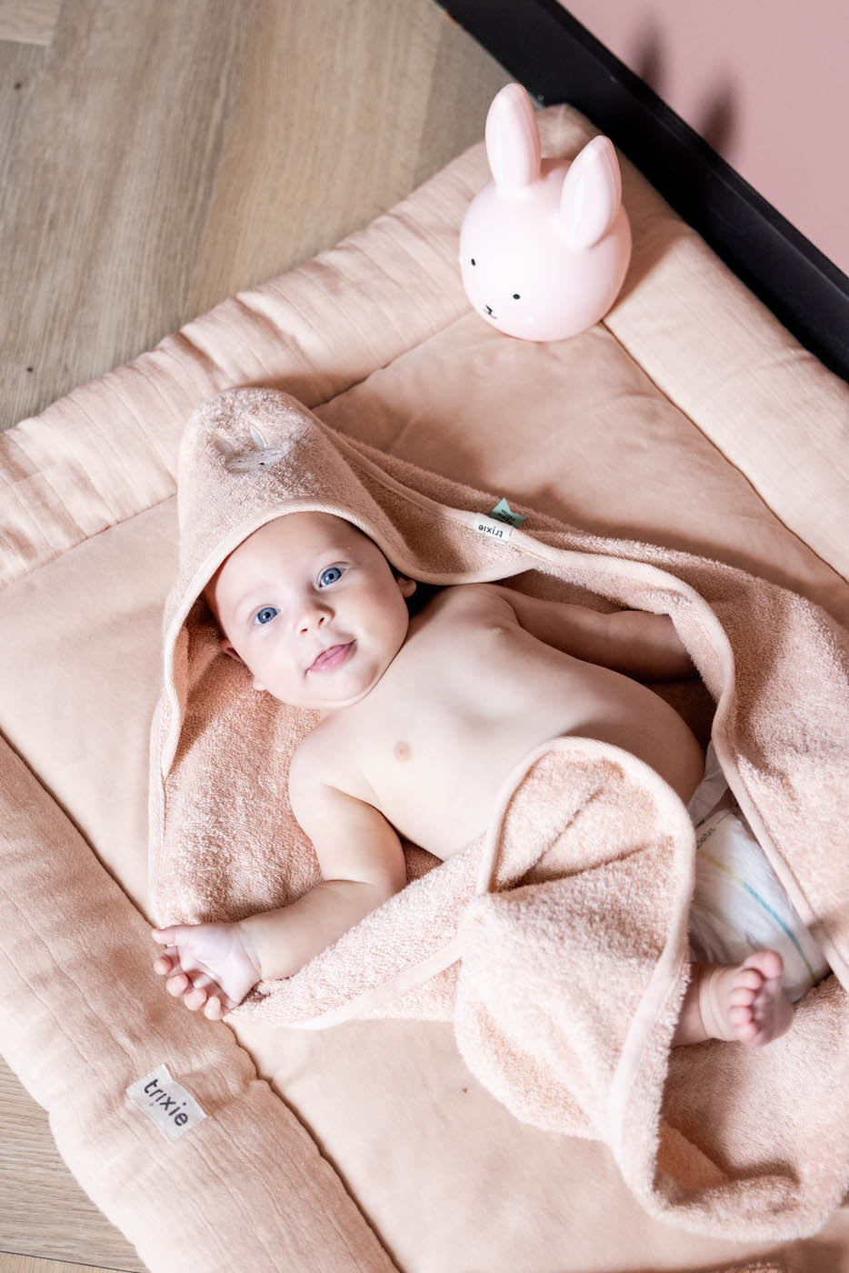 Trixie hooded towel Mrs. Rabbit
