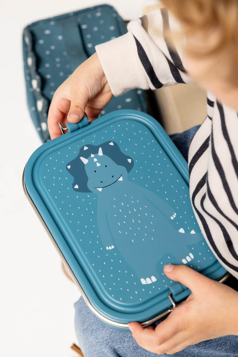 Trixie Lunch box large - Mr. Triceratops