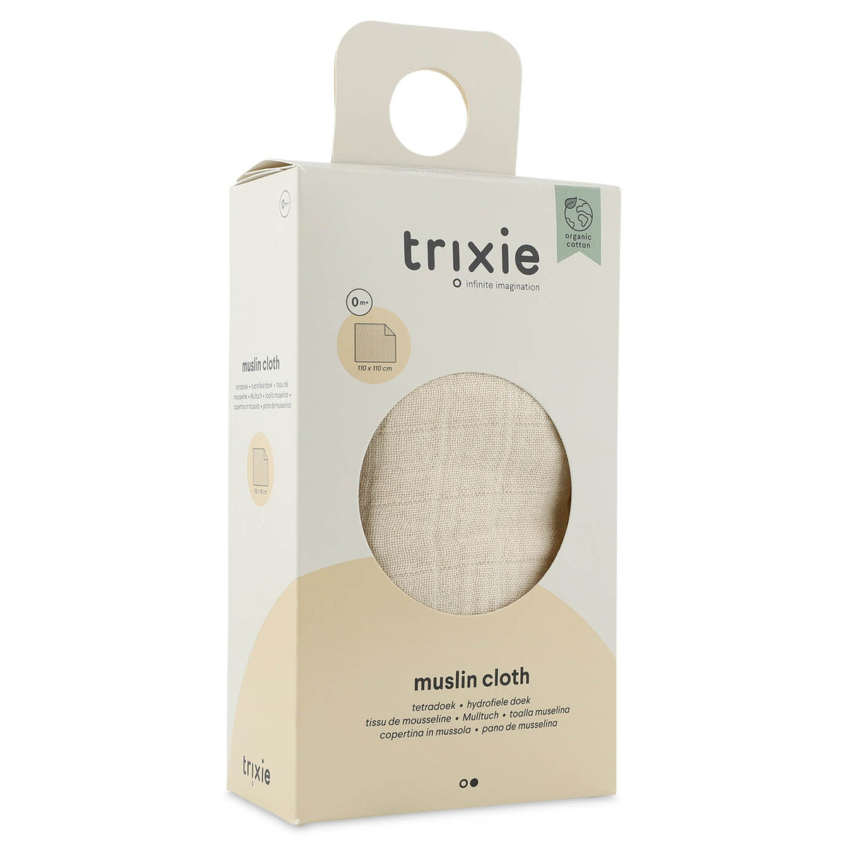 Muslin cloth | 110x110cm - Bliss Beige