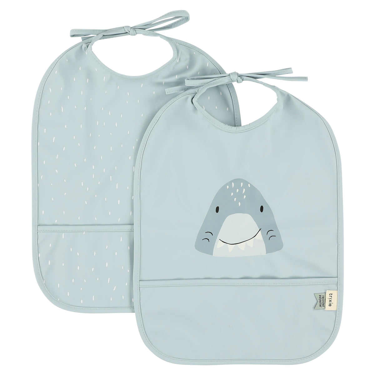 Waterproof bib 2-pack - Mr. Shark