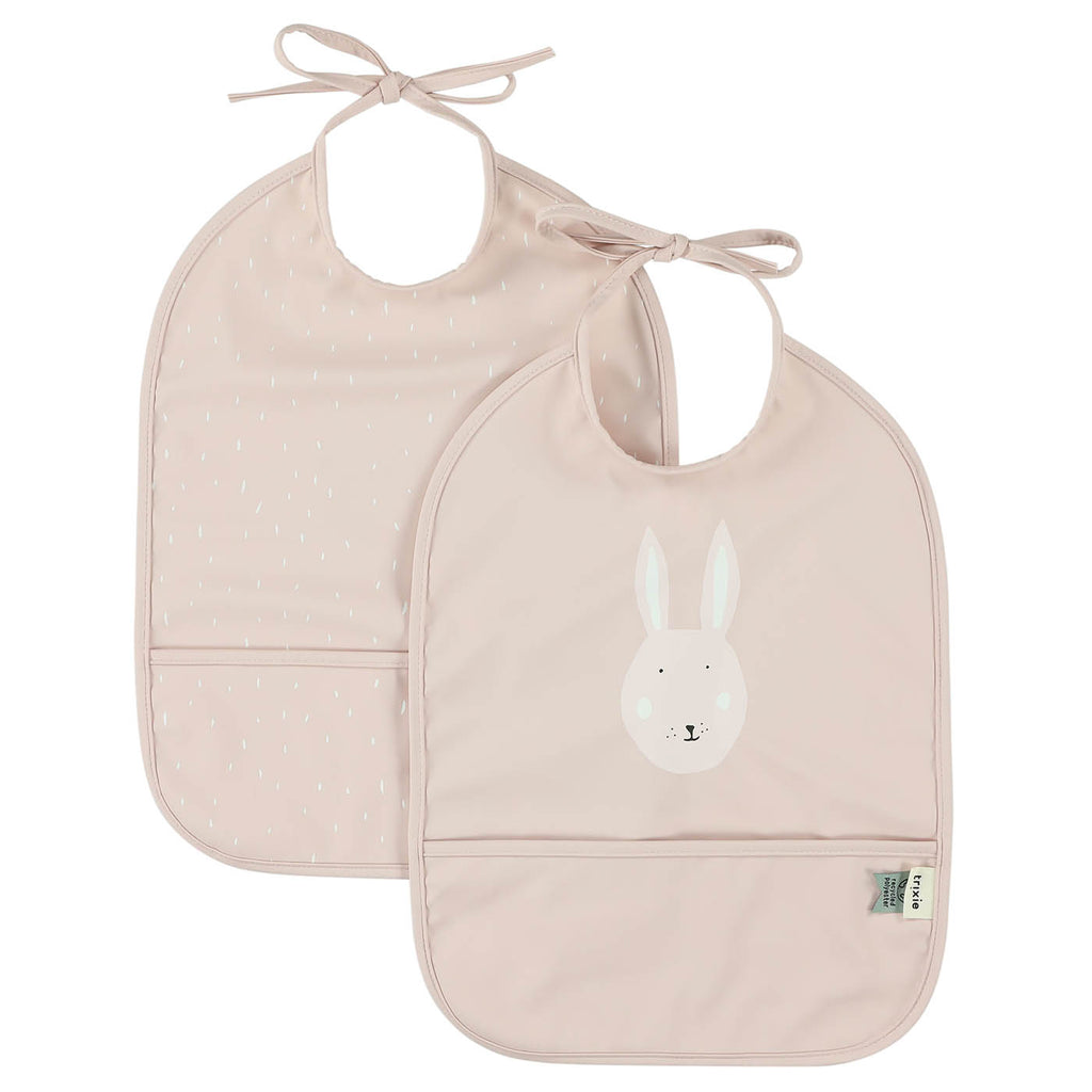 Babero impermeable 2-pack - Mrs. Rabbit
