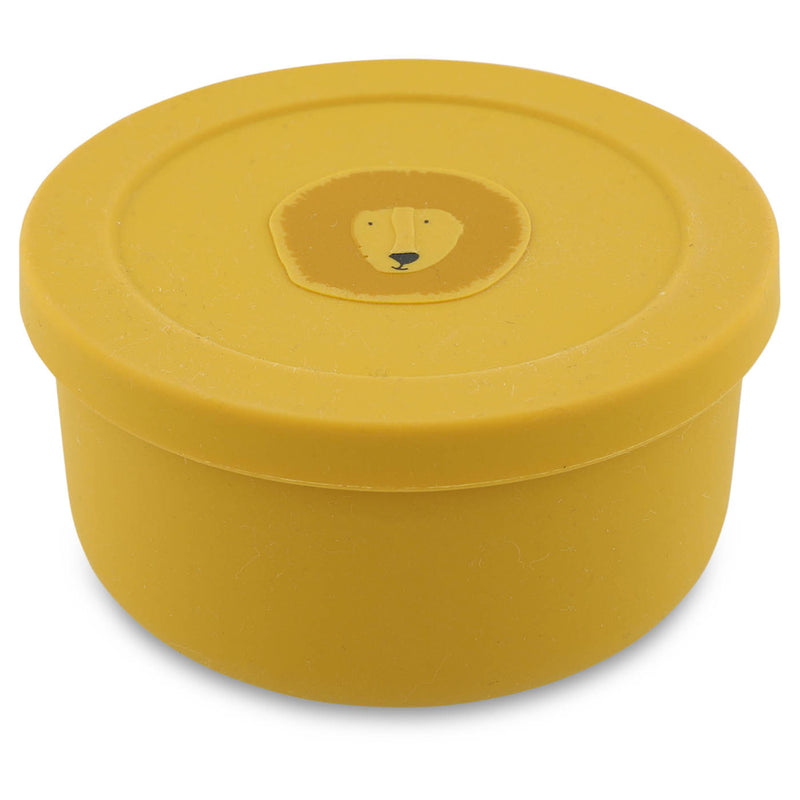Bote de silicona para snacks con tapa - Mr. Lion