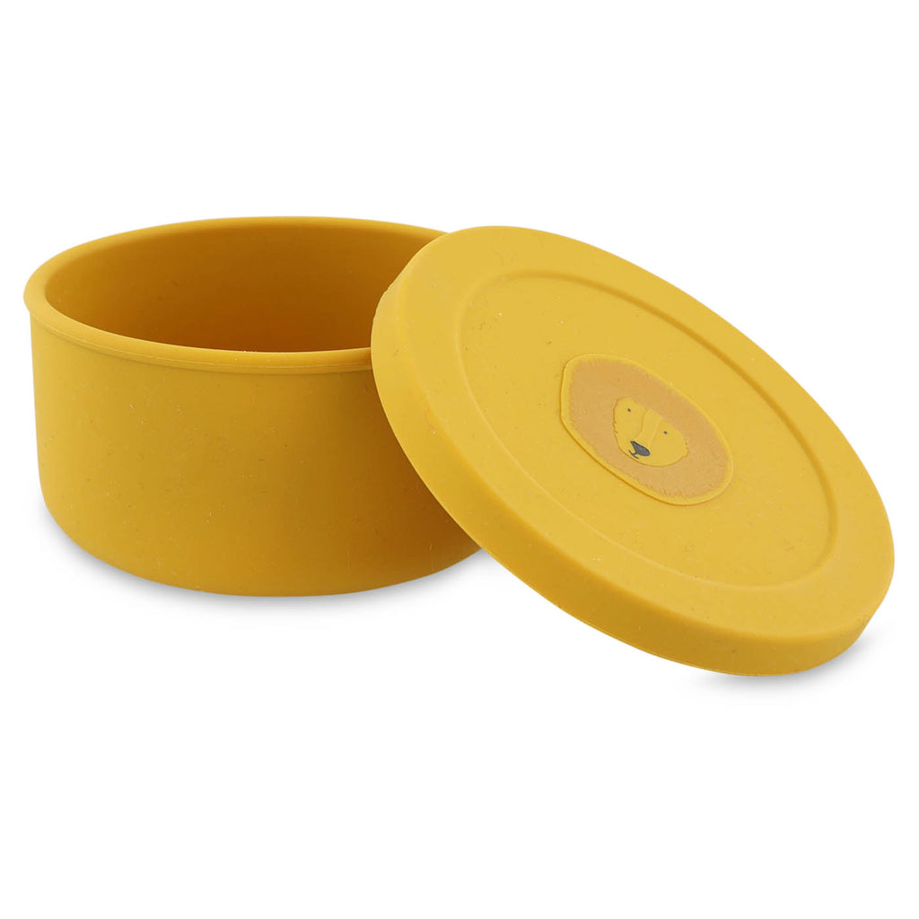 Bote de silicona para snacks con tapa - Mr. Lion