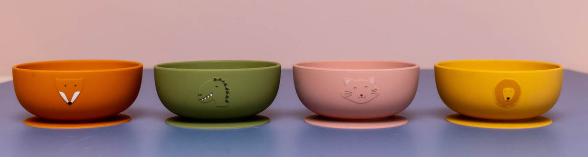 Trixie Silicone bowl with suction - Mr. Lion