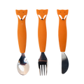 Silicone cutlery set 3-pack - Mr. Fox