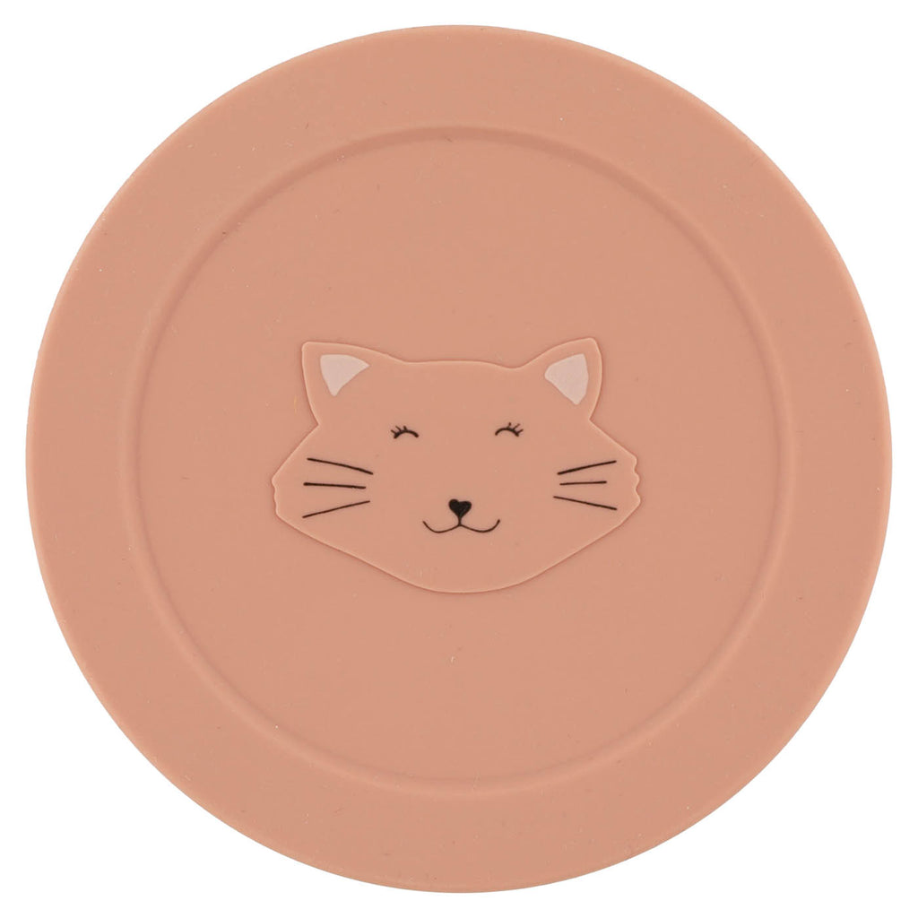Silicone snack pot with lid - Mrs. Cat