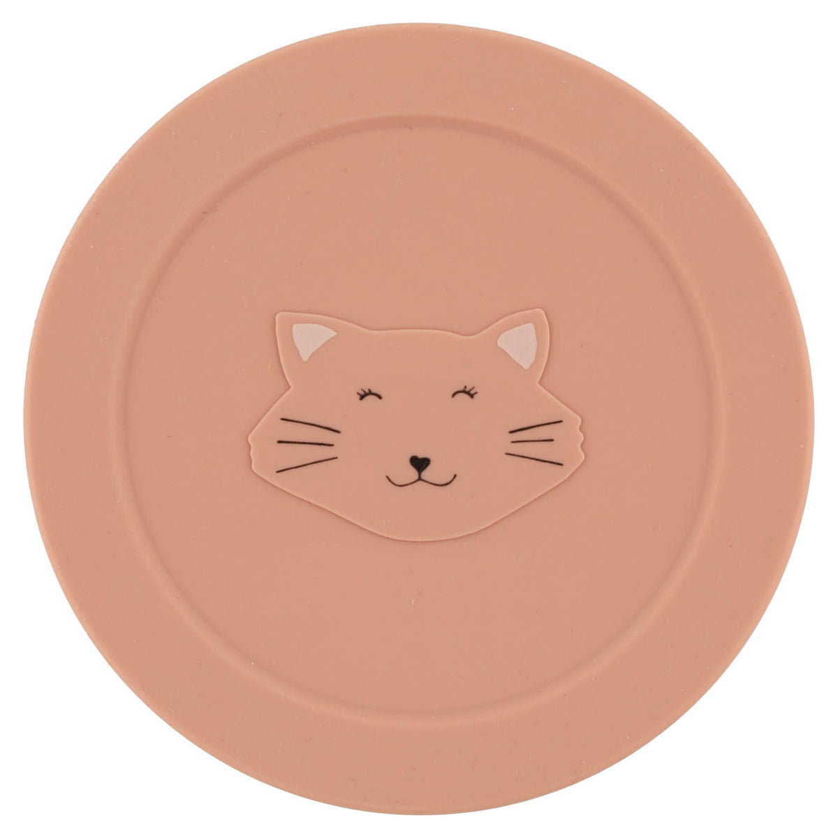 Silicone snack pot with lid - Mrs. Cat