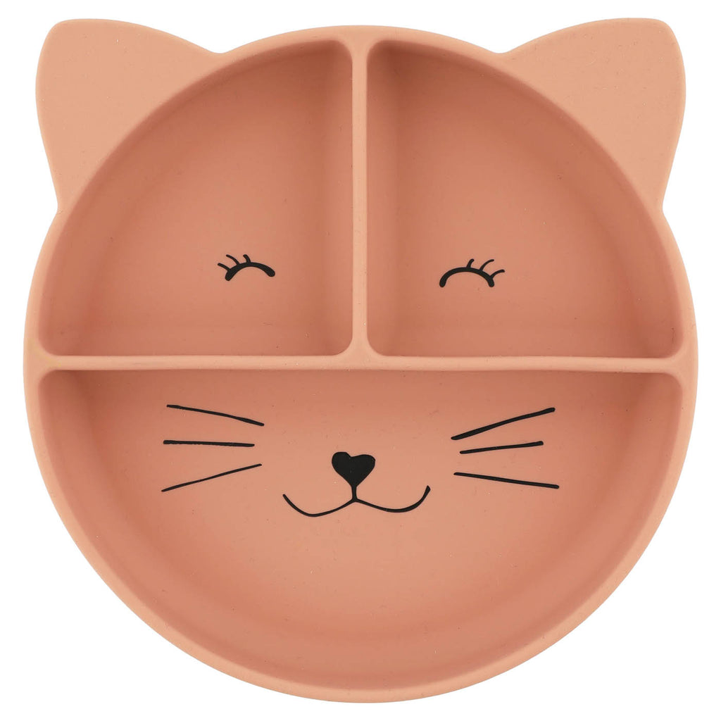 Silicone divided suction plate - Mrs. Cat