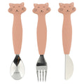 Kinderbesteck Set aus Silikon 3-teilig - Mrs. Cat