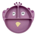 Silicone divided suction plate - Mrs. Peacock