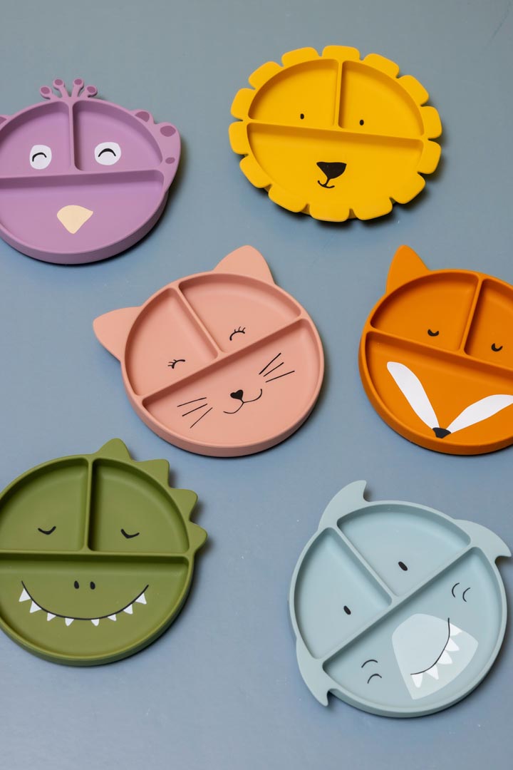 Trixie silicone divided suction plates
