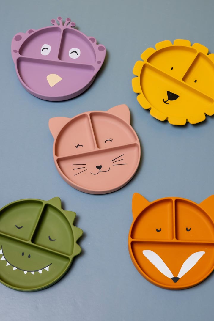 Trixie silicone divided suction plates
